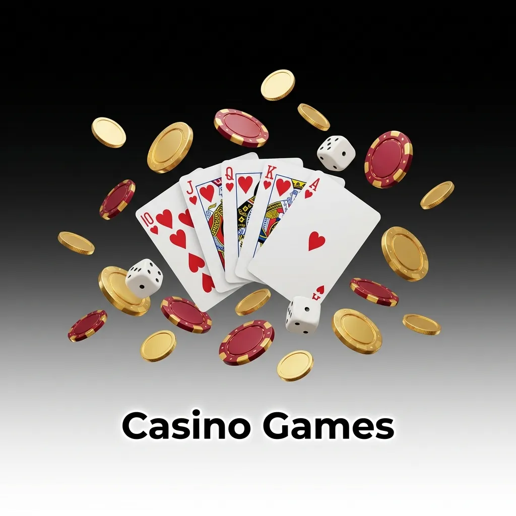 Casino game library featuring slots, live dealer tables, crash games, poker, and game shows from top providers