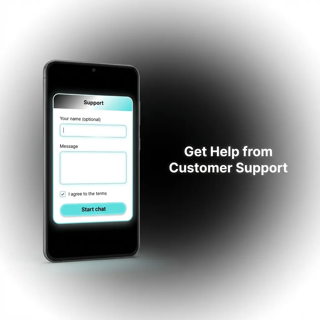 Customer support representative assisting user with withdrawal inquiry via live chat on computer screen