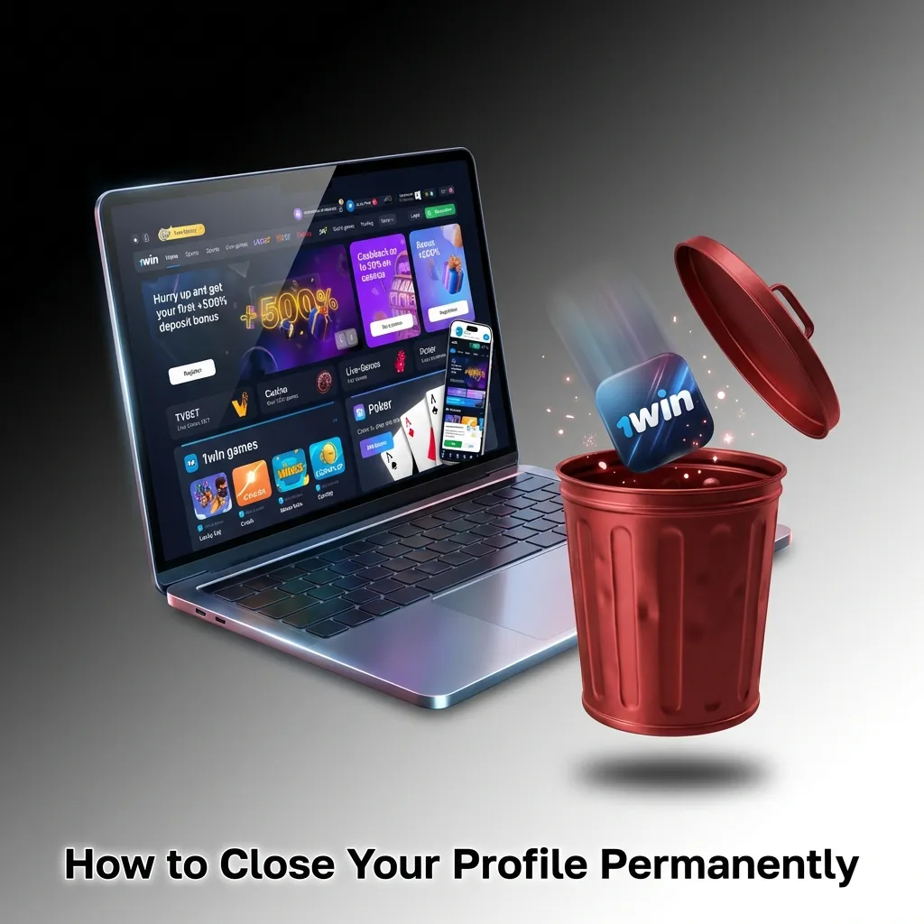 Steps to permanently close and delete your user profile account through dashboard settings