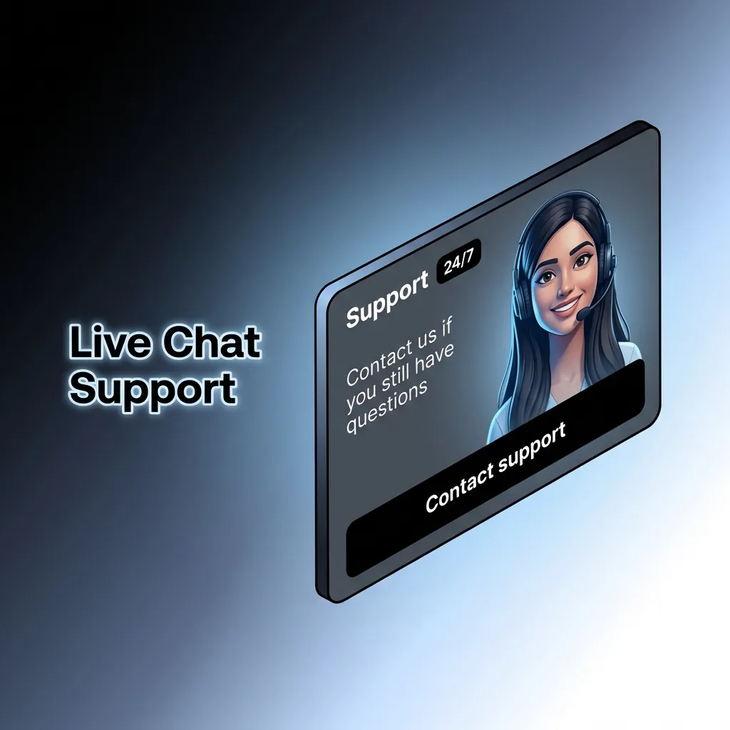 Customer service representative providing live chat support on computer with headset for real-time assistance