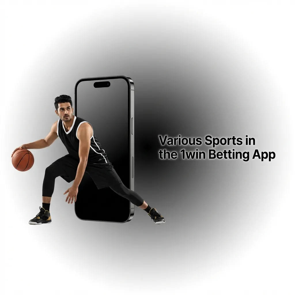 1win betting app interface showing multiple sports options including cricket, football, tennis, and eSports betting markets